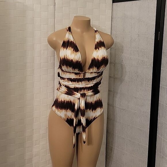 BRAND NEW A.N.A NEW APPROACH TIE-DYE ONE PIECE WOMEN"S SWIMSUITS - Picture 2 of 16